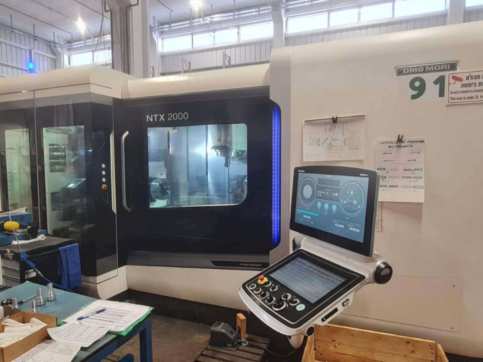 Front view of DMG MORI NTX 2000  machine