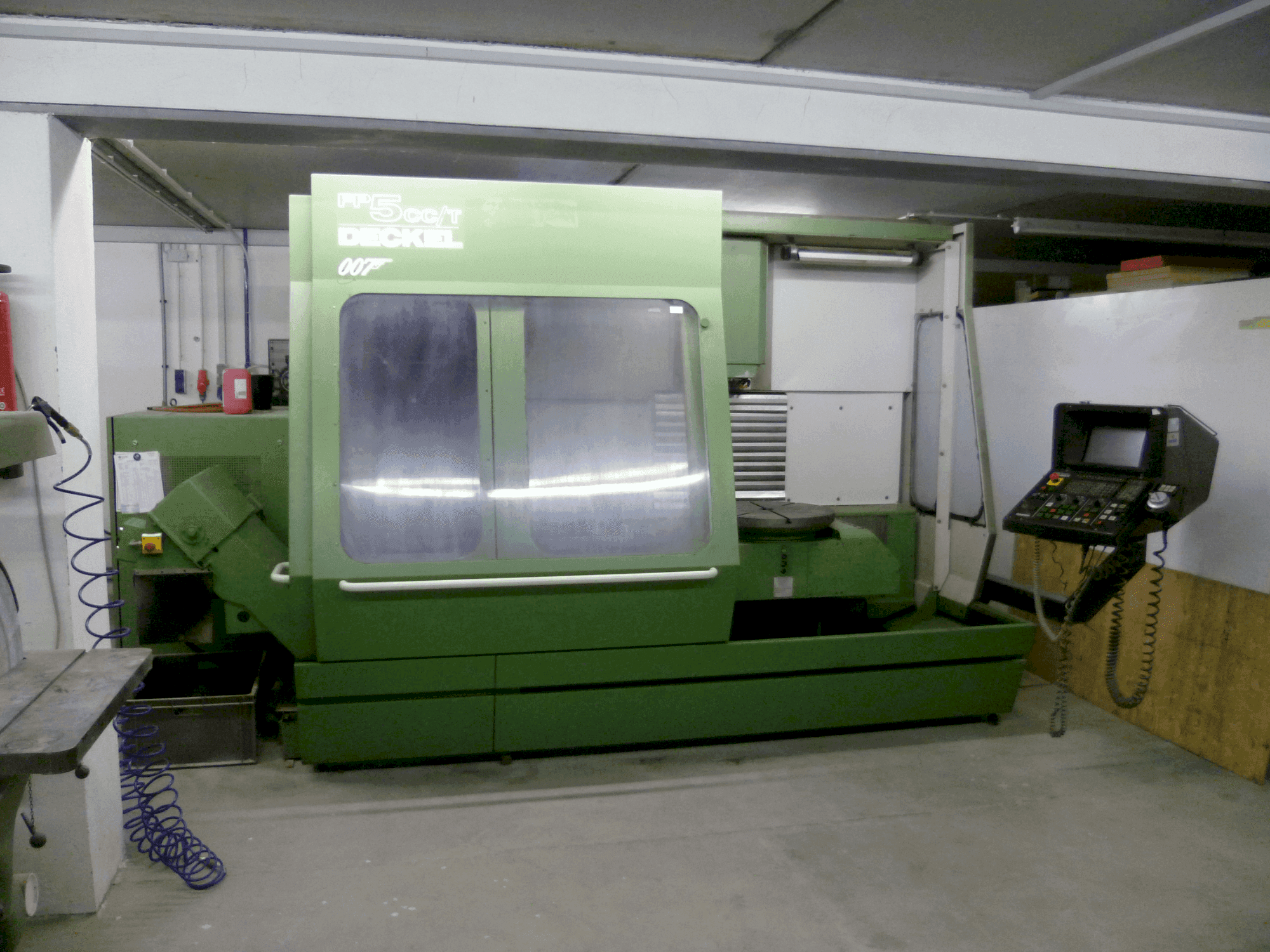 Front view of DECKEL FP5CCT  machine