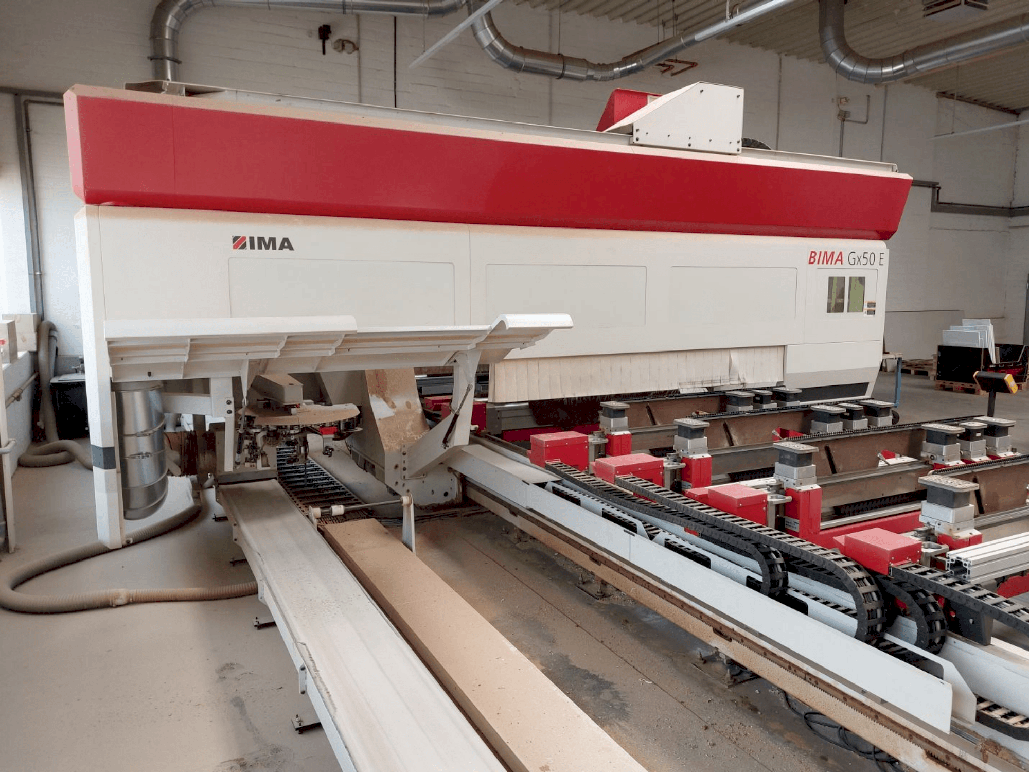Front view of IMA BIMA Gx50 E 160/630 CNC Processing Center  machine