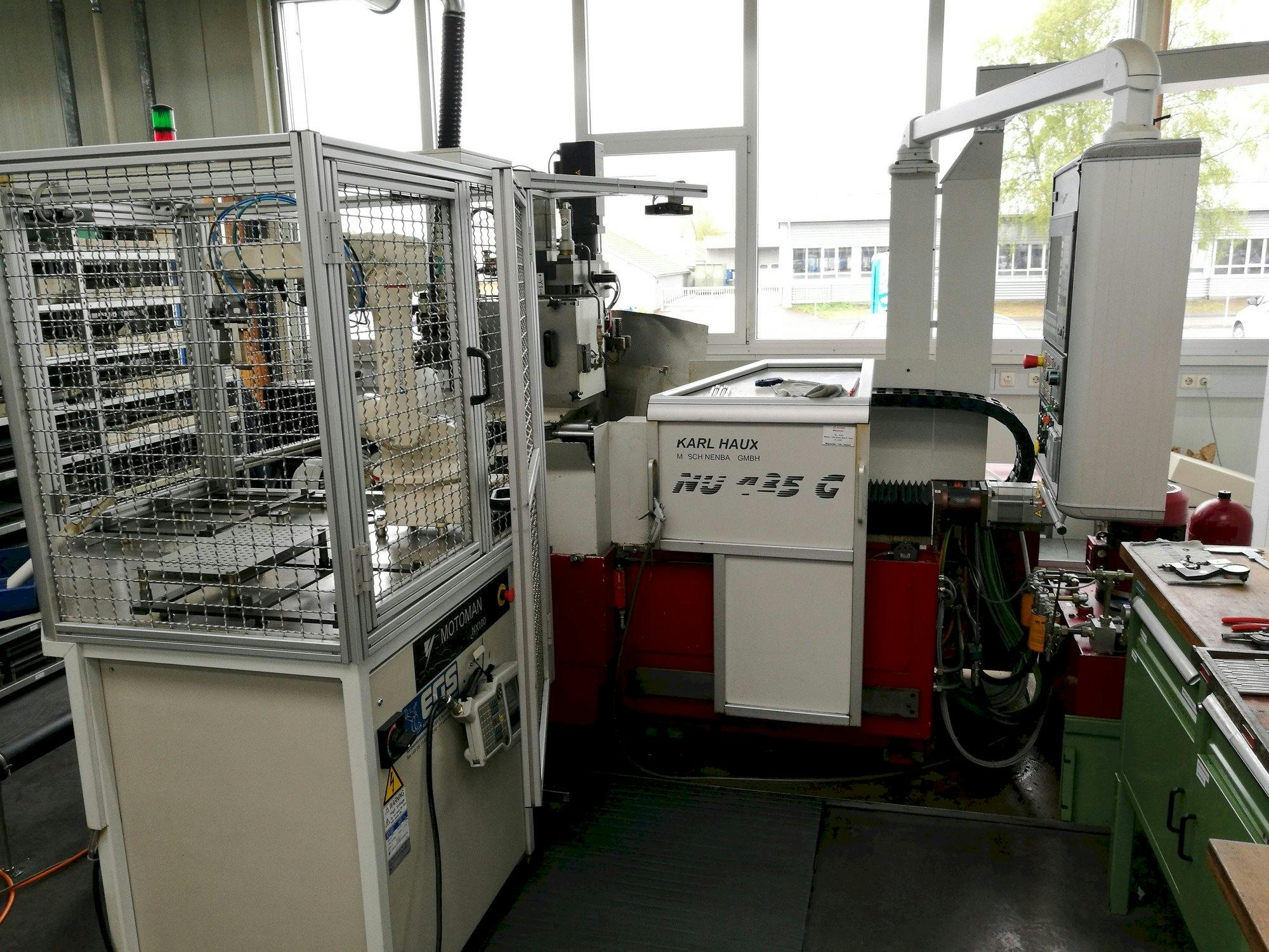 Left side view of Haux NS 435G  machine