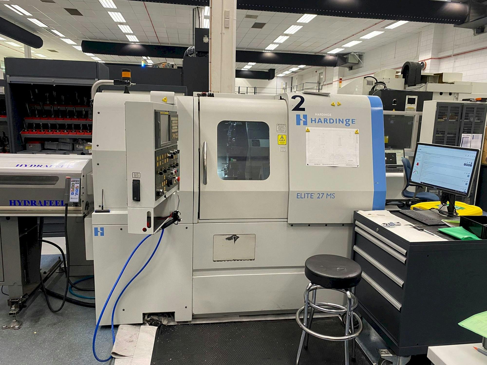 Front view of HARDINGE Elite 27MS  machine