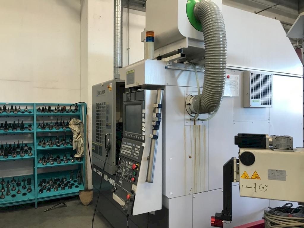 Right side view of Okuma MB 46 VAE  machine