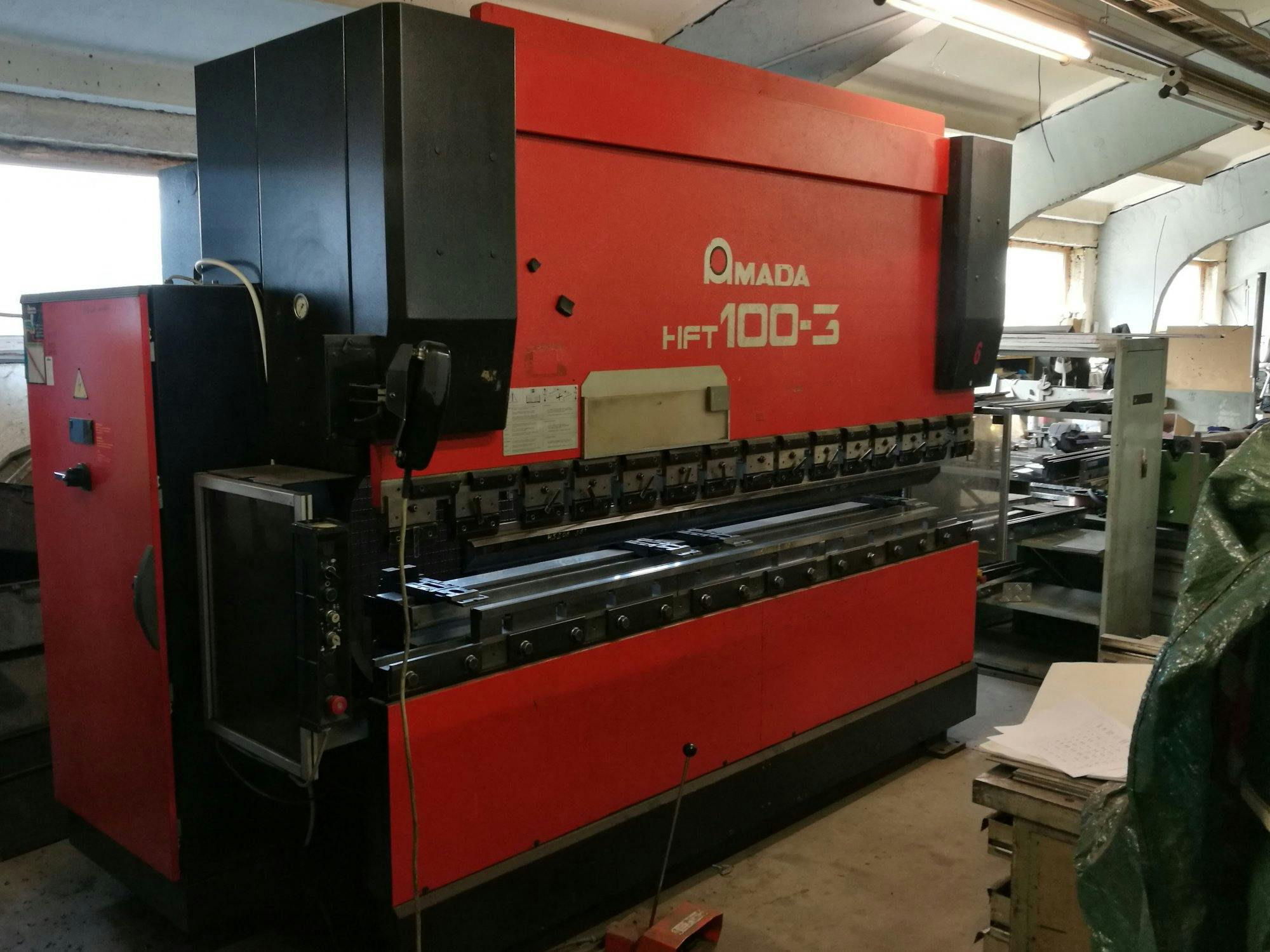 Left view of AMADA HFT 100-3 Machine