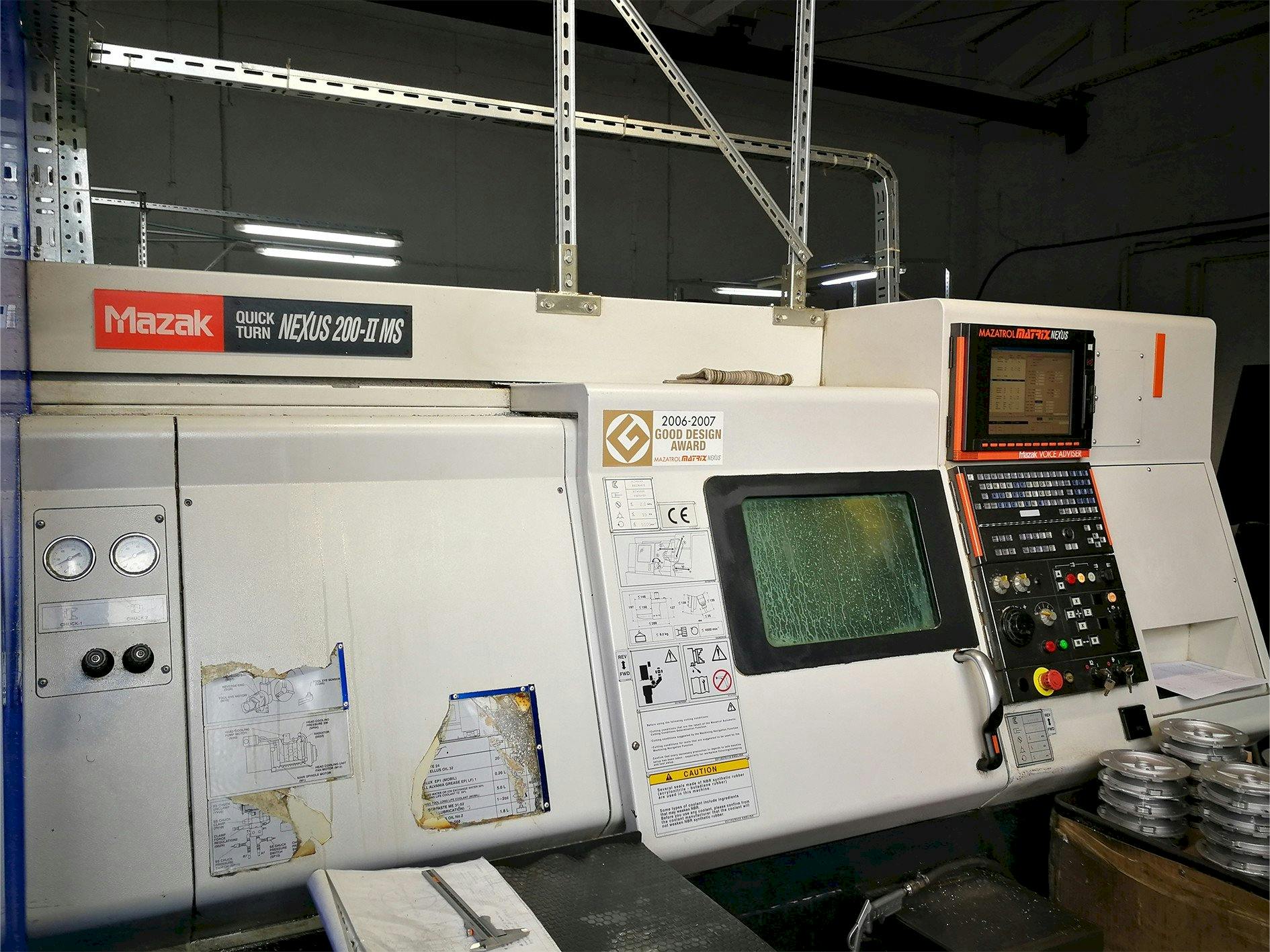 Front view of Mazak Quick Turn Nexus 250-II MS  machine