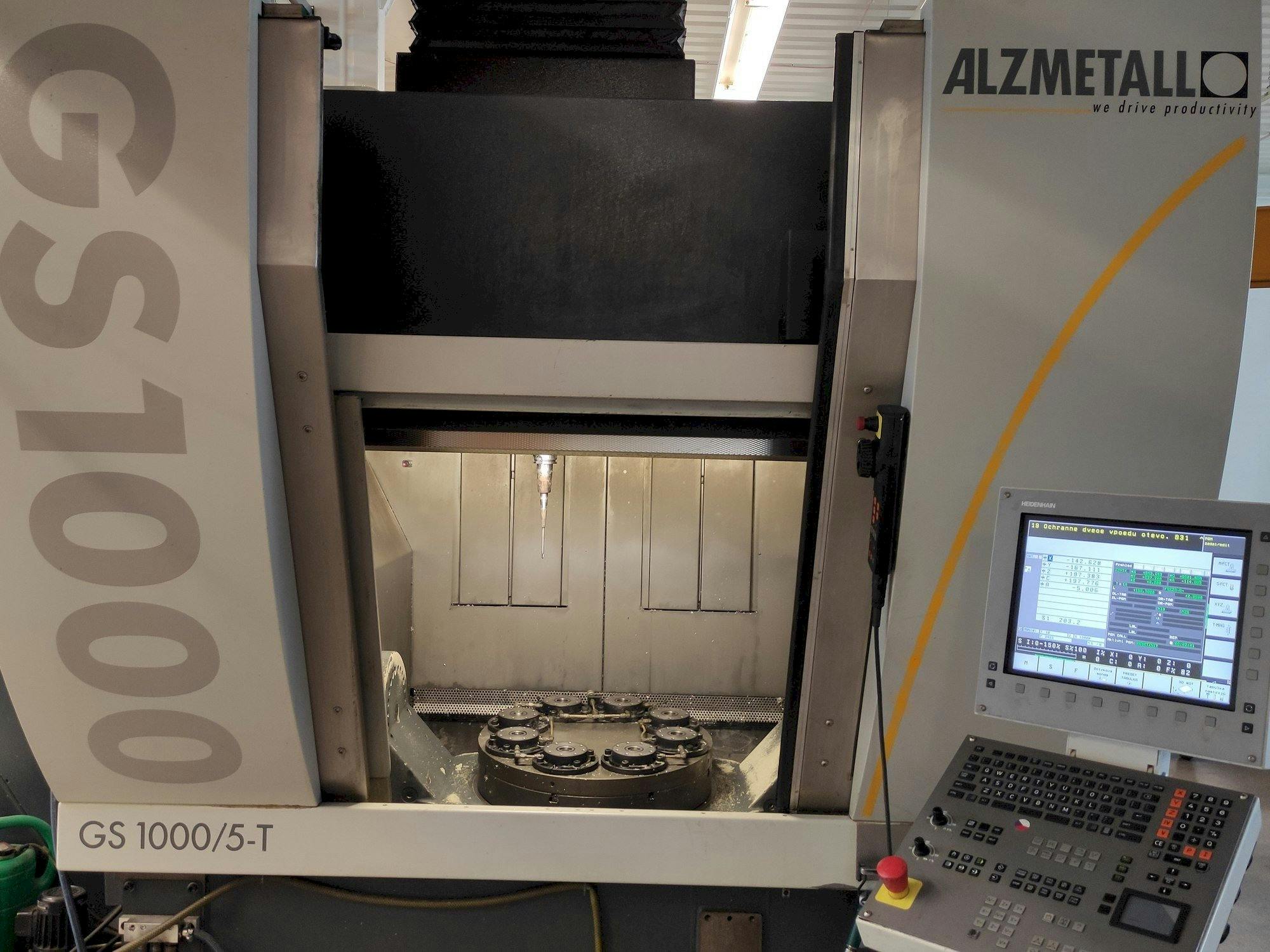 Front view of Alzmetall GS 1000/5-T  machine