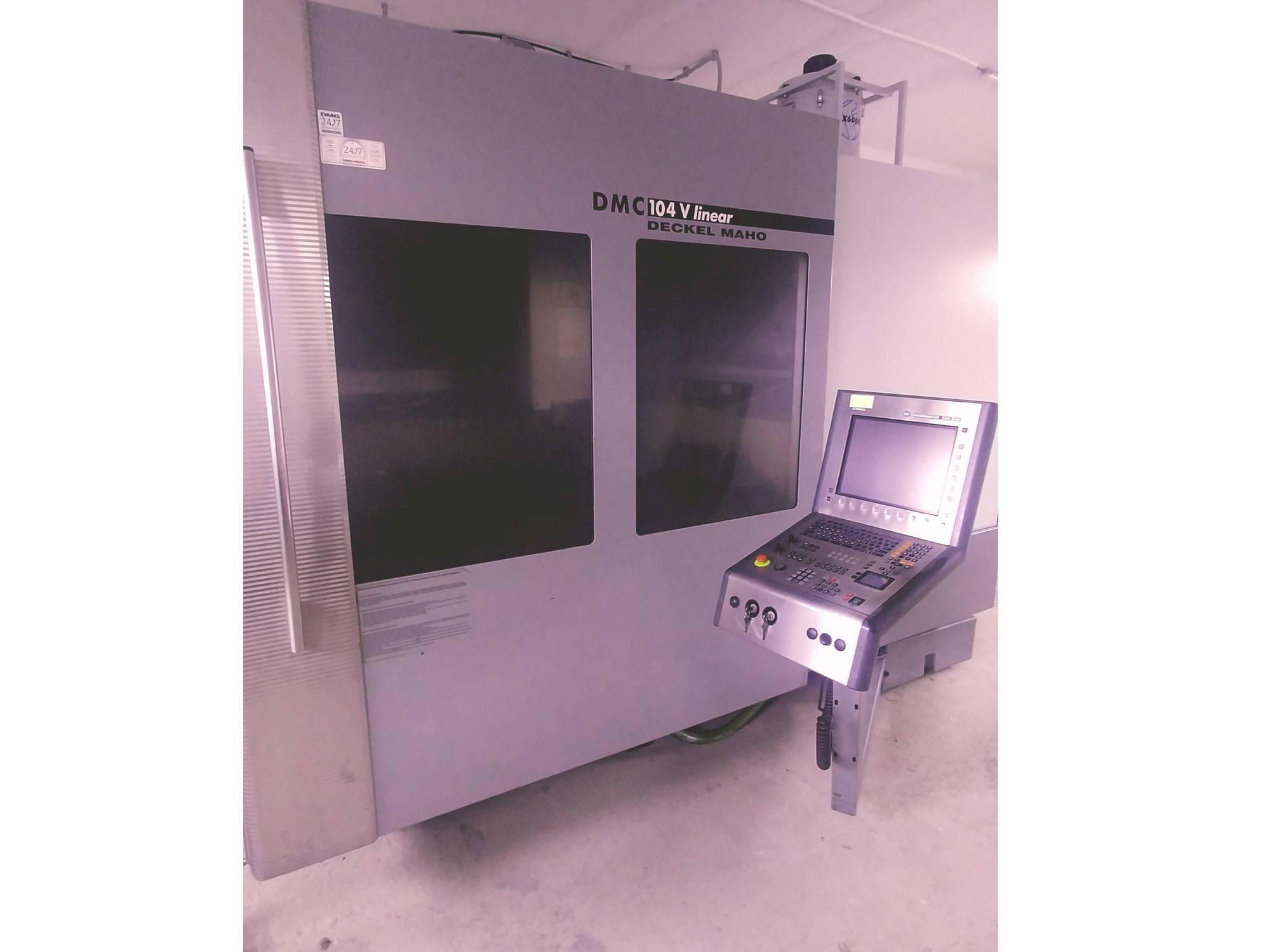 Front view of DECKEL MAHO Dmc 104 V Linear  machine