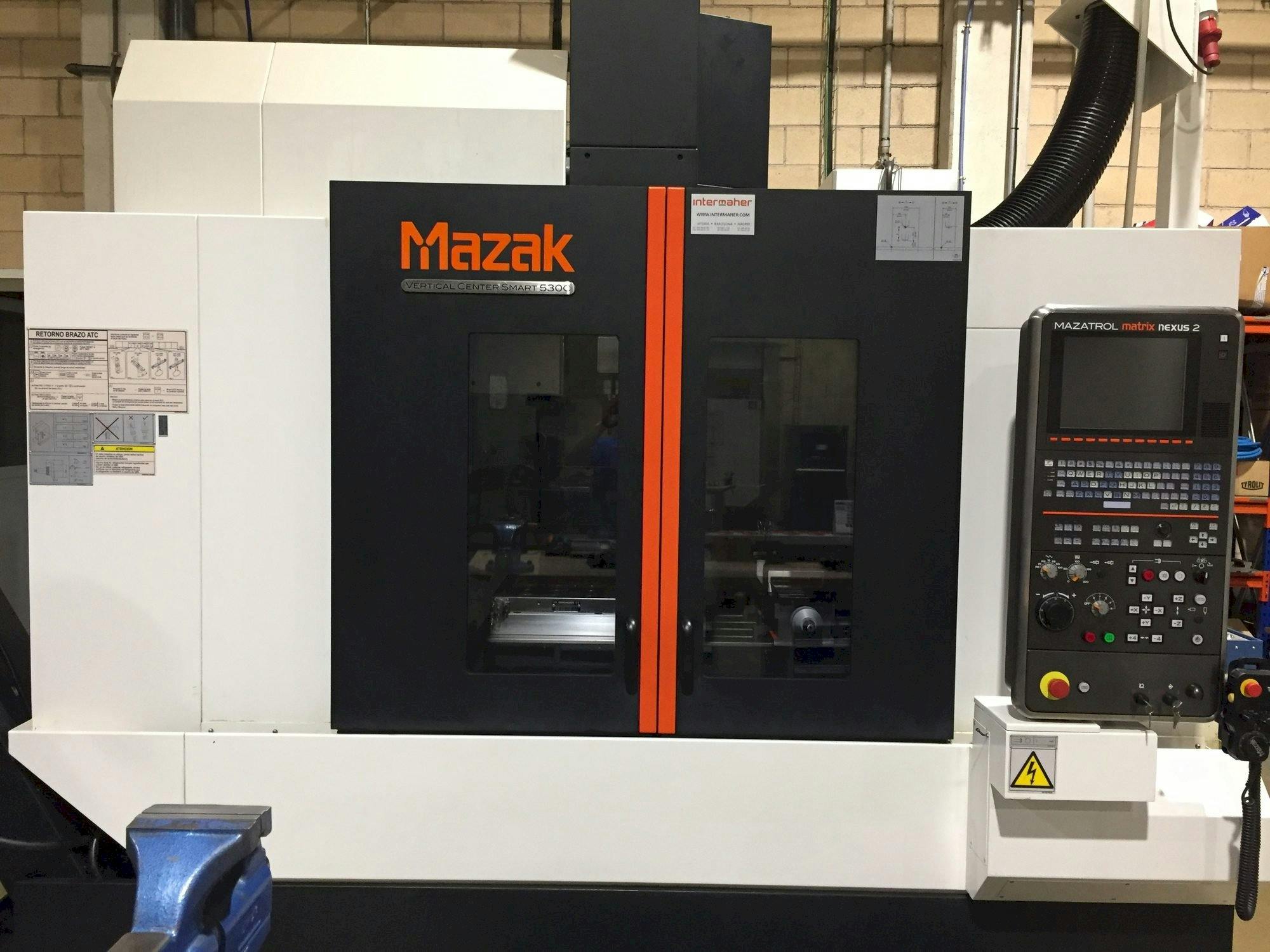 Front view of Mazak VCS 530C  machine