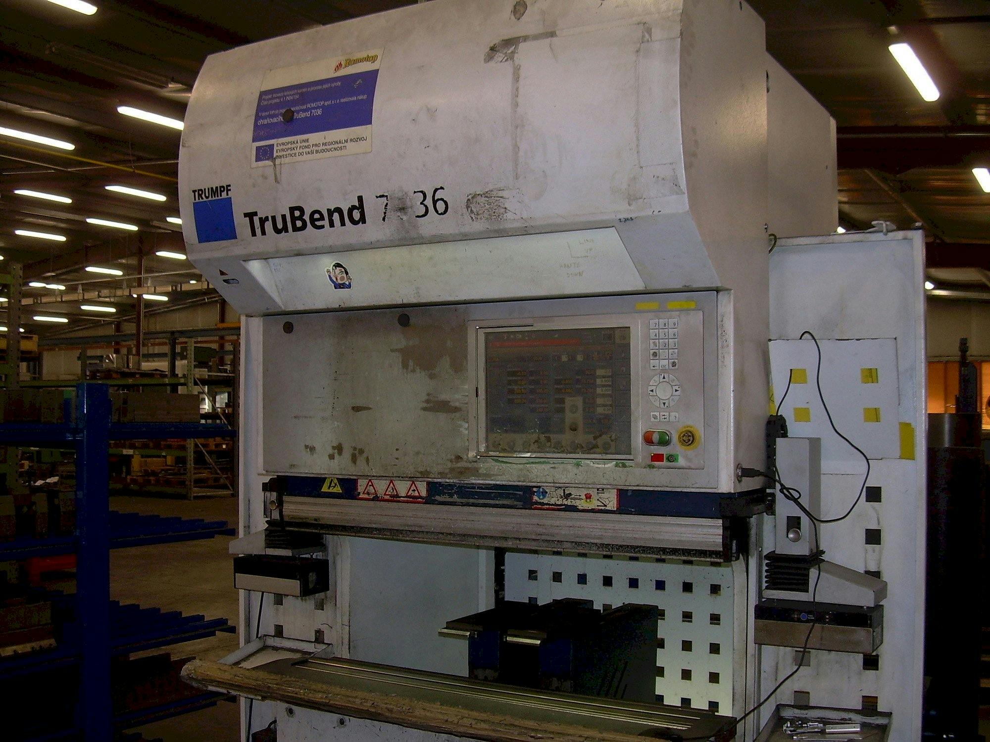 Front view of TRUMPF TruBend 7036  machine