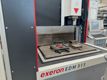 Front view of Exeron EDM 313  machine