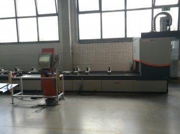 Front view of elumatec SBZ 140 Machine