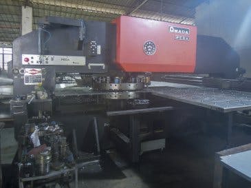 Front view of AMADA PEGA 367 Machine