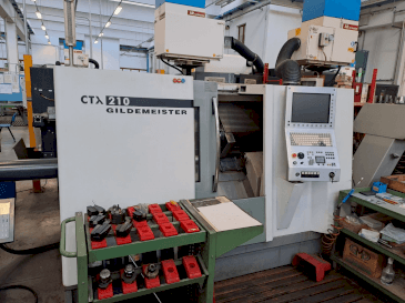 Front view of Gildemeister CTX 210  machine