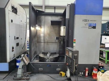 Front view of HWACHEON VT 1150 MC  machine