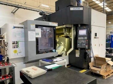 Front view of Okuma MU 6300V-L  machine