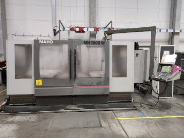 Front view of Maho MH 1600 W  machine