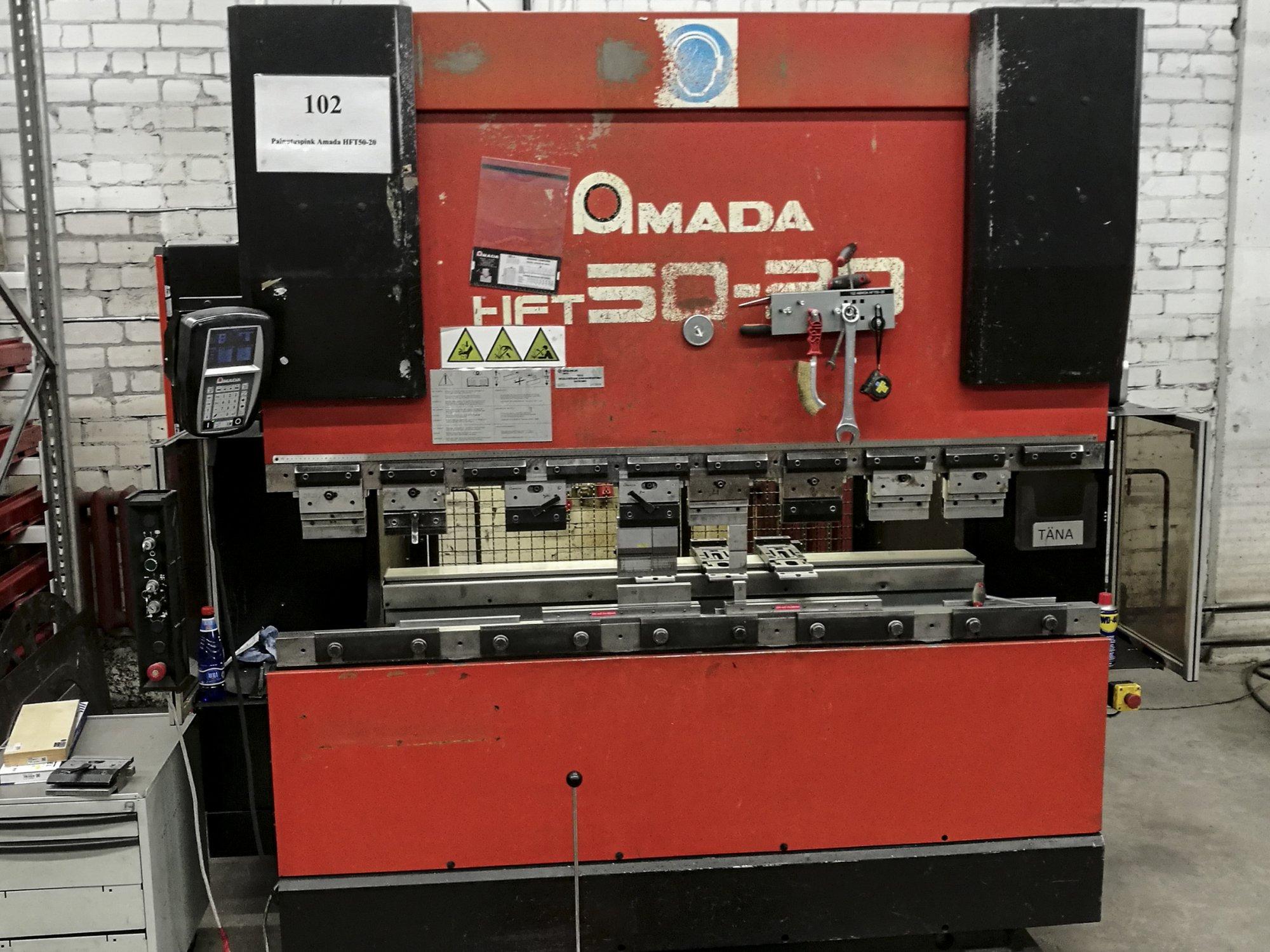 Front view of AMADA HFT 50-20 Machine