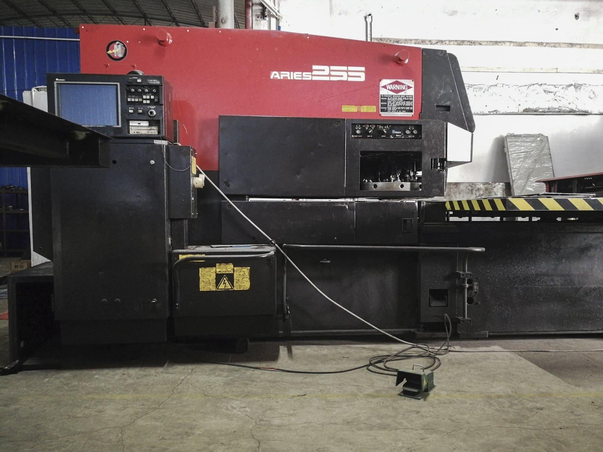 Left side view of AMADA ARIES 255 Machine