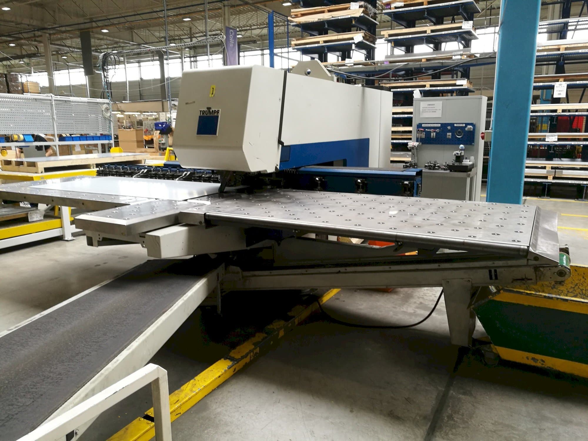 Front view of Trumpf Trumatic 500 machine