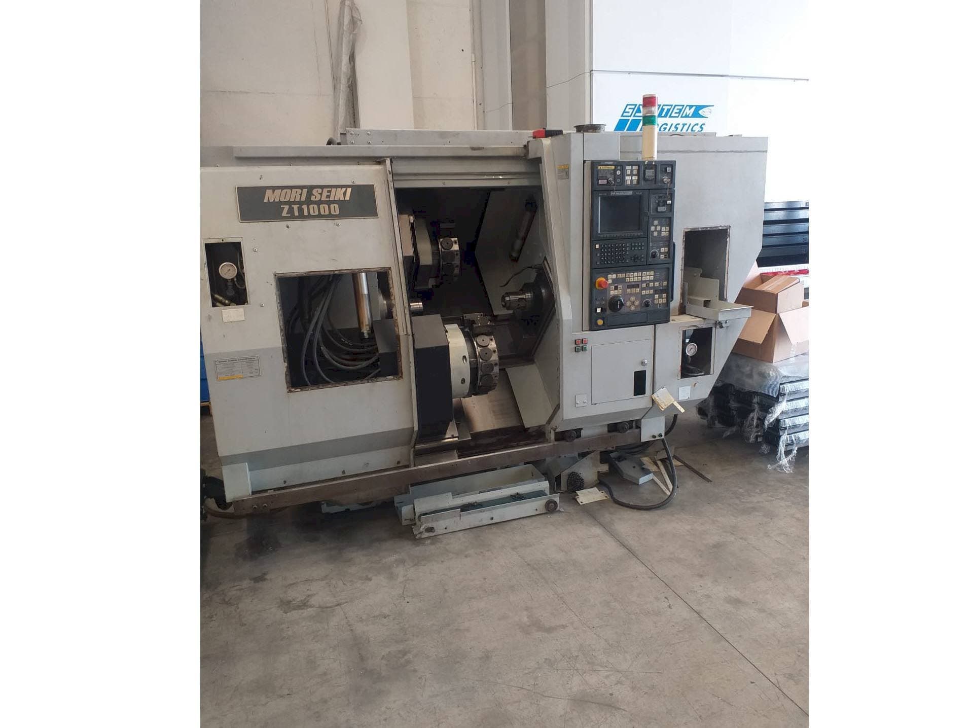 Front view of MORI SEIKI ZT 1000 machine