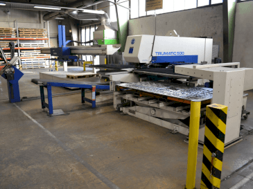 Front view of TRUMPF Trumatic 500  machine