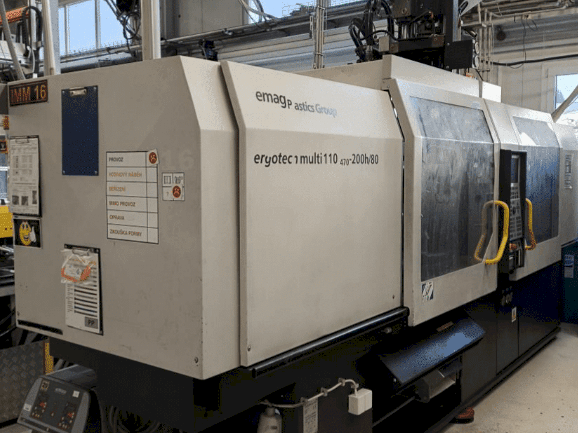 Front view of DEMAG ERGOtech multi 110-470 machine