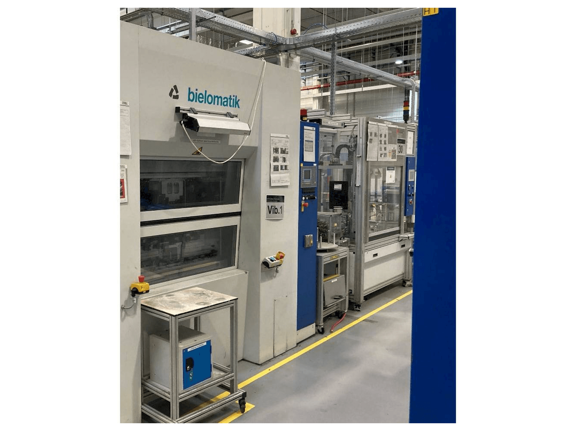 Front view of bielomatik K3216 machine